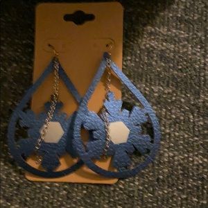 Faux Leather Earrings